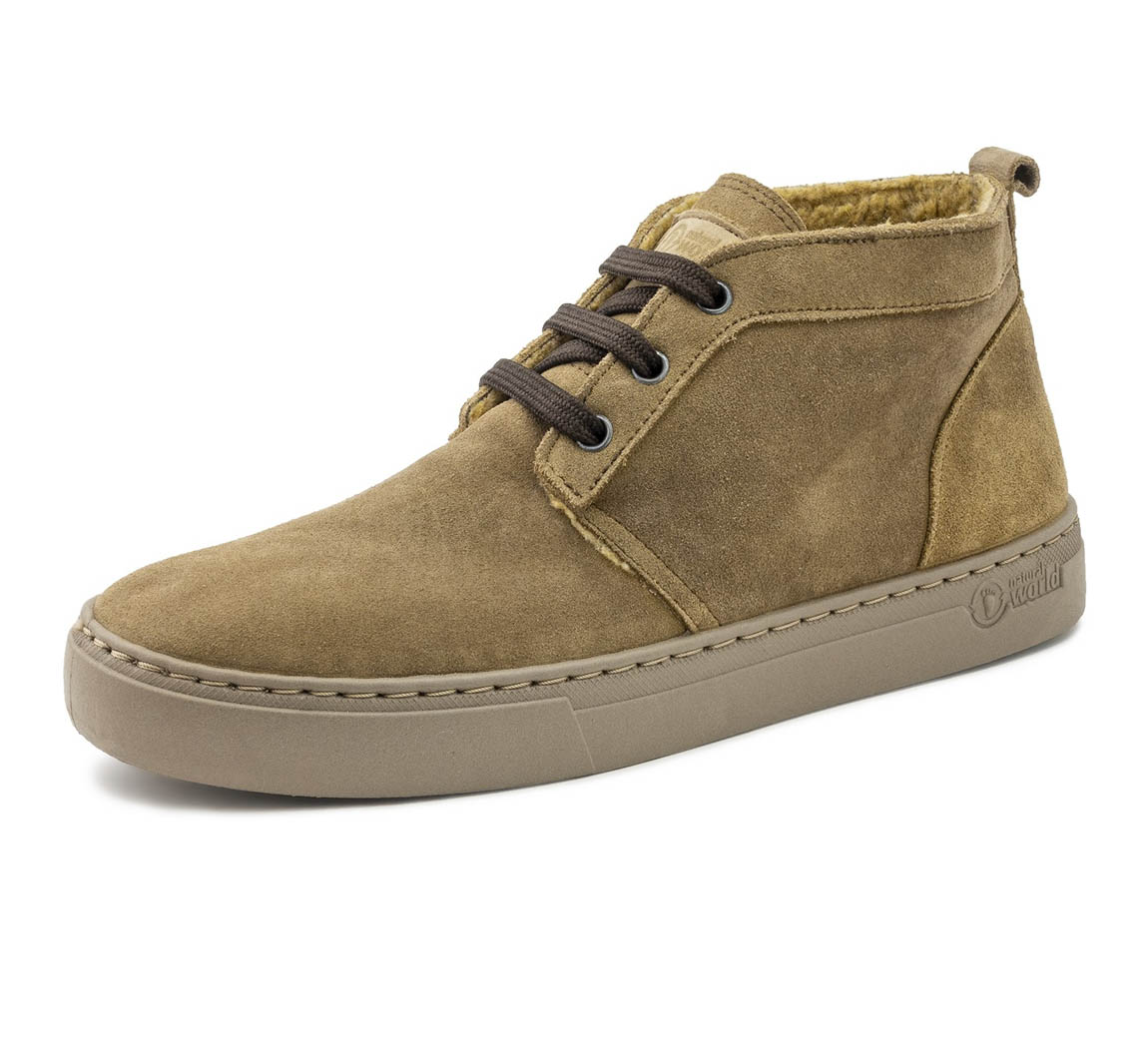 bottine homme en daim et laine Chaussure Adur