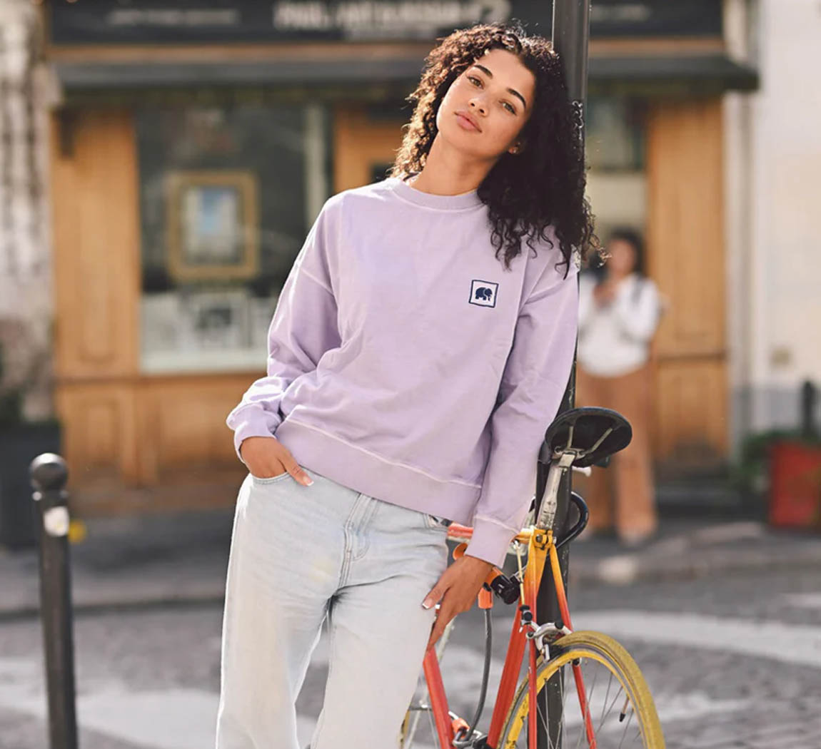 Vêtement Violet Espliego Pigment Dyed Oversized Sweater