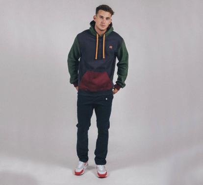 Color Block Heavy Hoodies